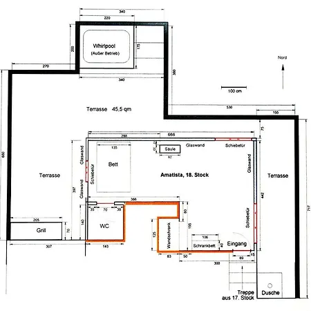 Penthouse Amatista Appartement *